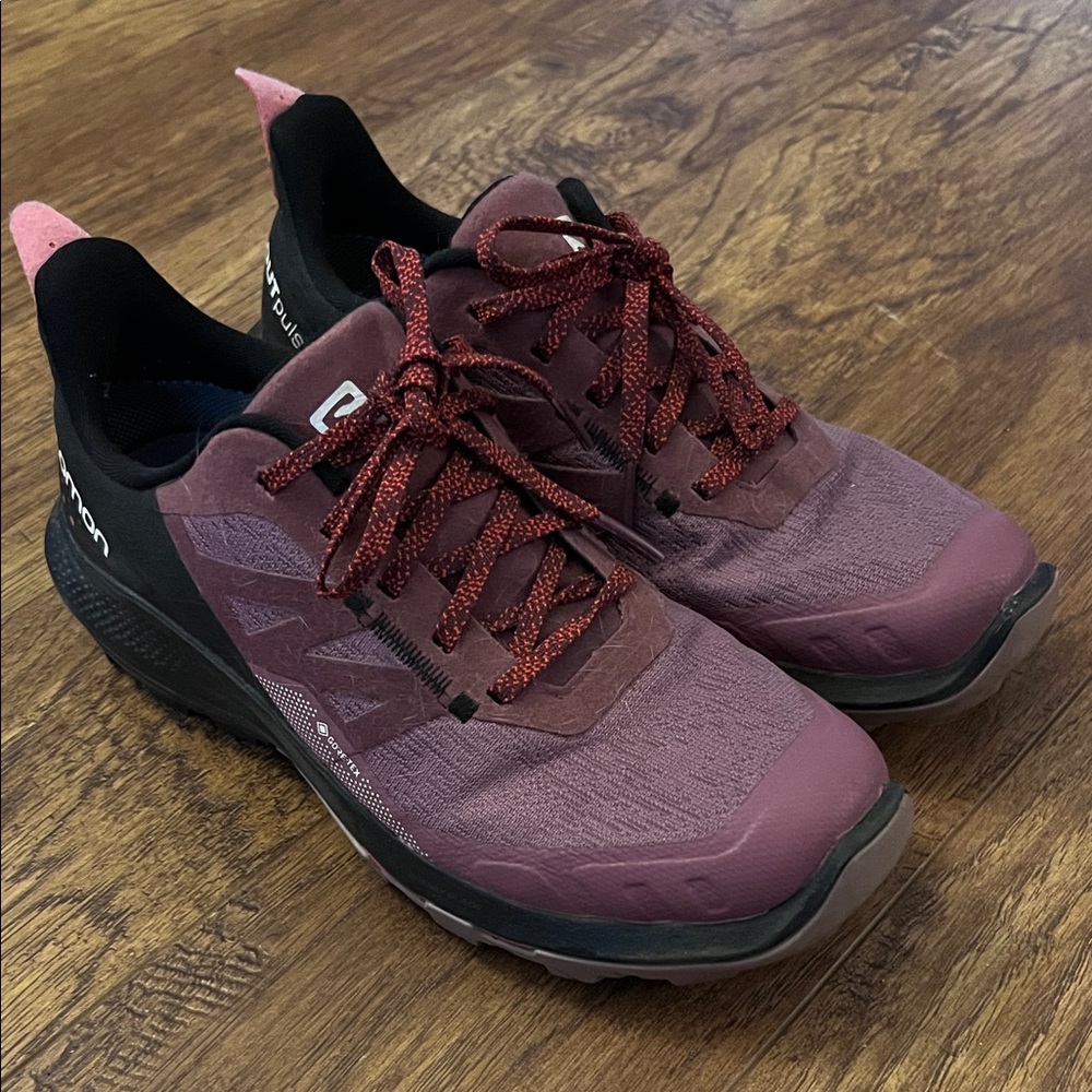 Salomon Women's Burgundy Maroon Trail Running Shoes